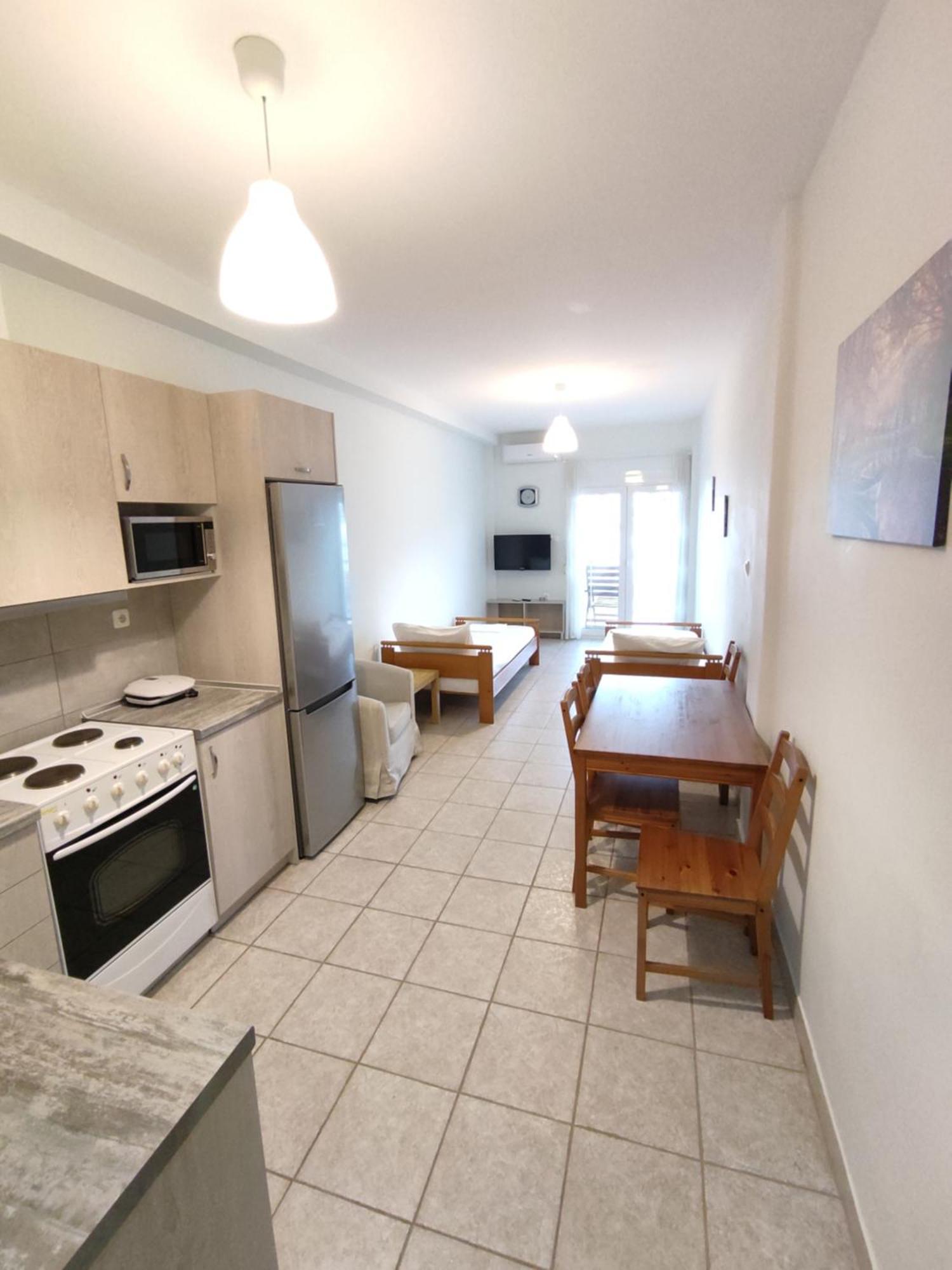 Sea View Apartments Nikos Néa Péramos Esterno foto